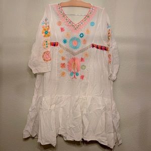 Floral bohemian dress